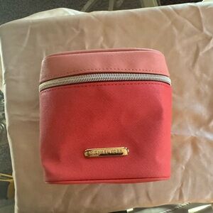Michael Kors Two-Tone Pink and Coral Cosmetic Bag